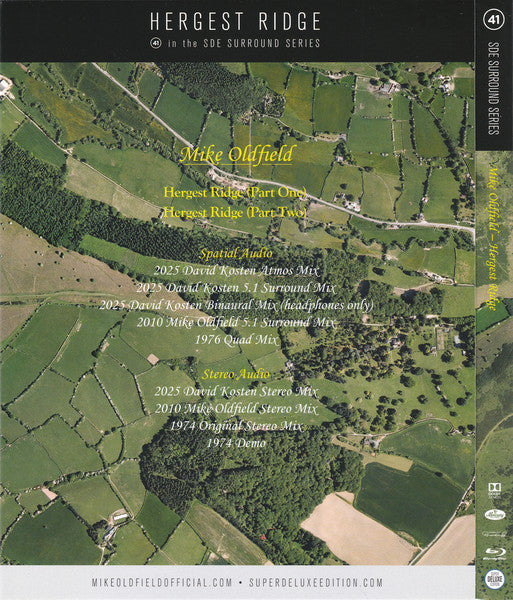 Mike Oldfield : Hergest Ridge (Blu-ray, Blu-ray-A, Album, Quad, Ltd, RE, Multicha)