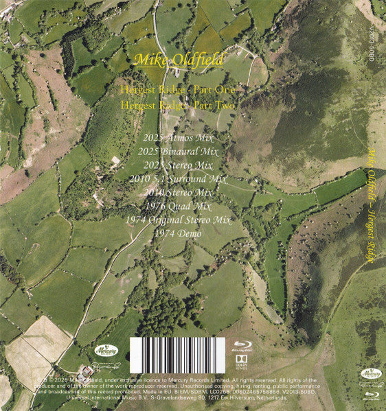 Mike Oldfield : Hergest Ridge (Blu-ray, Blu-ray-A, Album, Quad, Ltd, RE, Multicha)