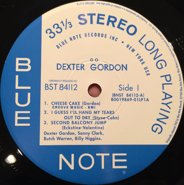 Dexter Gordon : Go! (LP, Album, Ltd, RE, RM, 180)