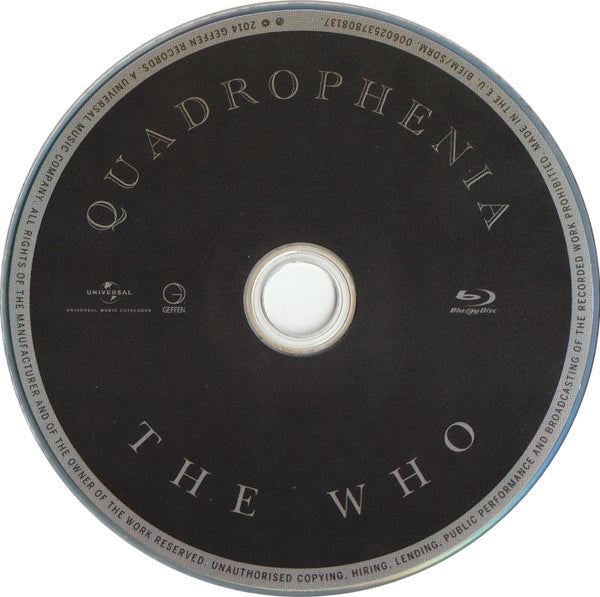 The Who : Quadrophenia (Blu-ray, Blu-ray-A, Album, RE, RM, Multichannel, K)