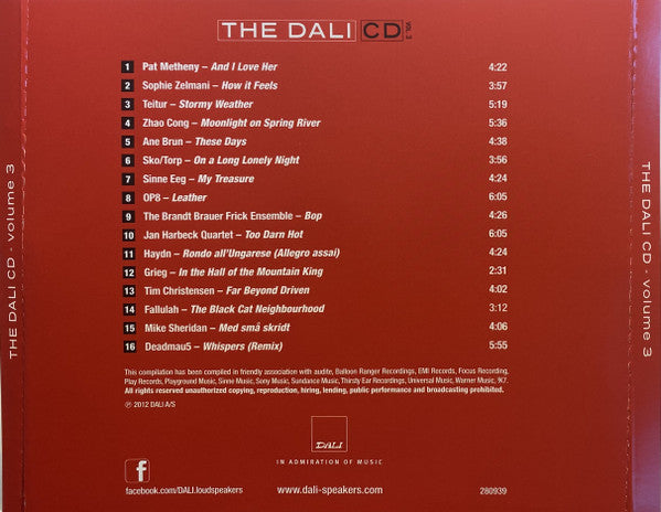 Various : The Dali CD Vol. 3 (CD, Comp)